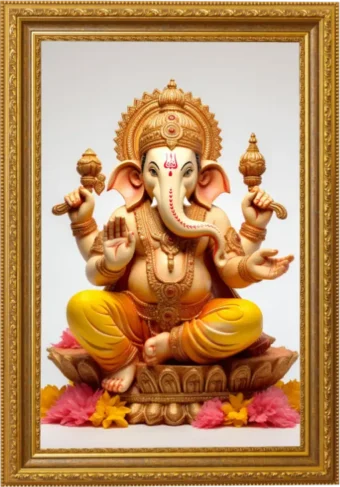 Lord Ganesha with frame